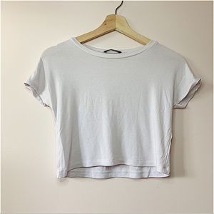 Zara | simple white crop size M